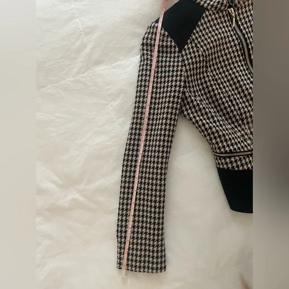 White House Black Market Houndstooth Blazer Jacket - Picture 10 of 11